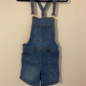 Like New Denim Overall shorts Size L